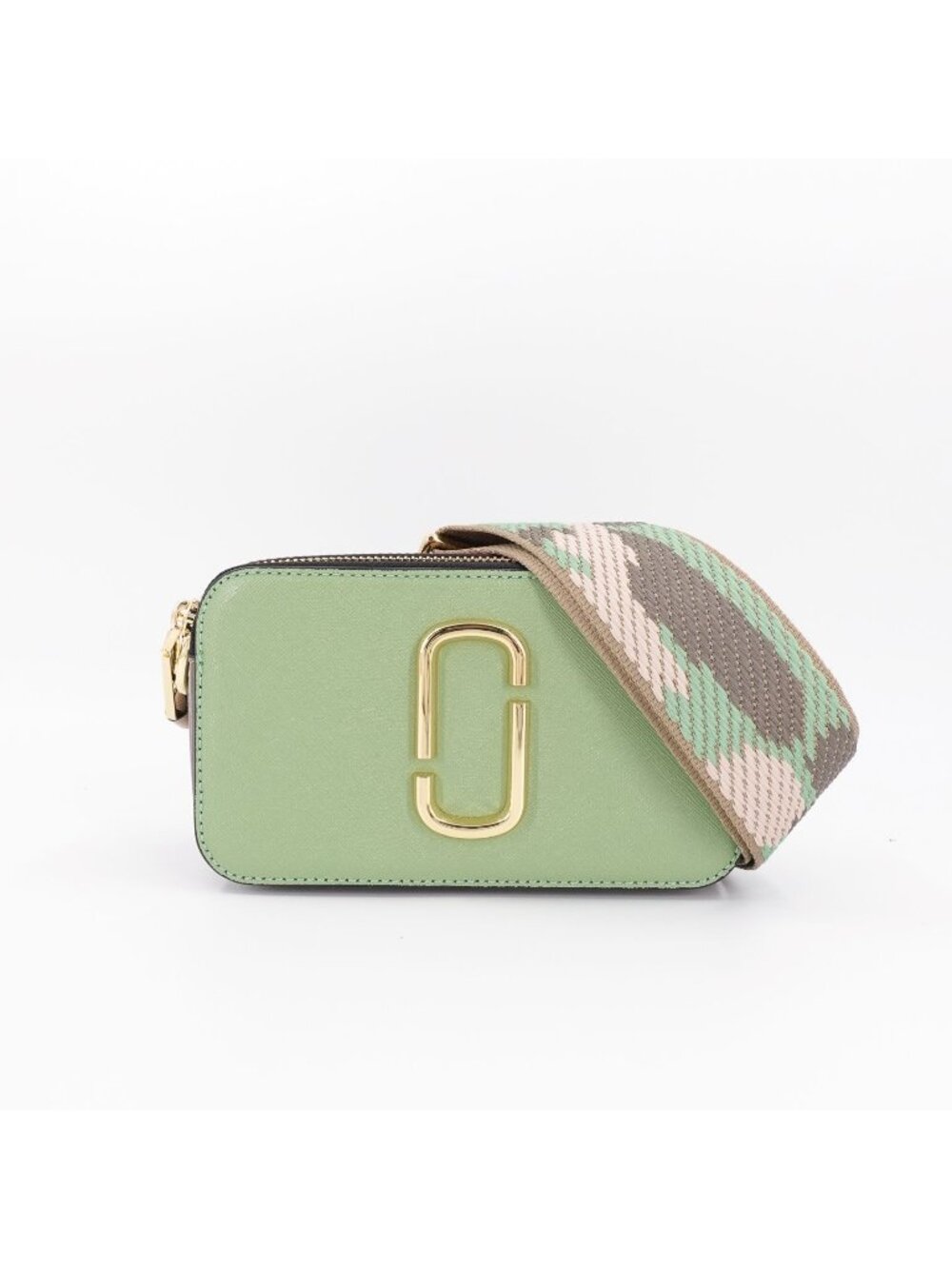 Marc Jacobs Snapshot Small Leather Camera Bag Green OS